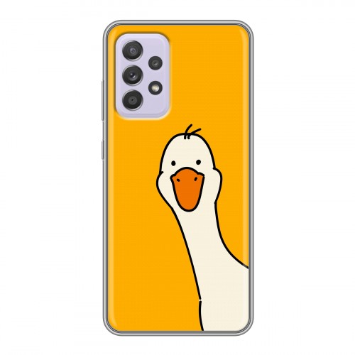 Дизайнерский силиконовый чехол для Samsung Galaxy A52 Утка