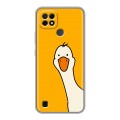 Дизайнерский силиконовый чехол для Realme C21 Утка