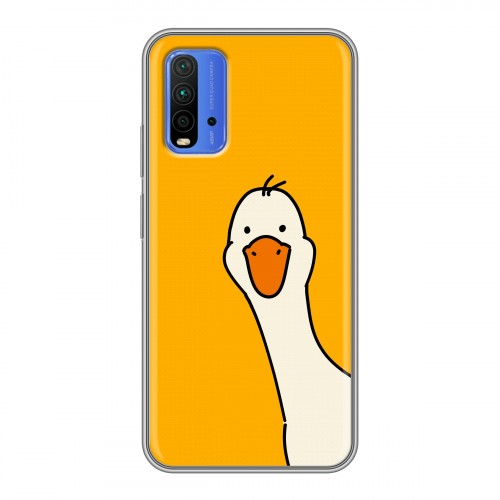 Дизайнерский силиконовый чехол для Xiaomi RedMi 9T Утка