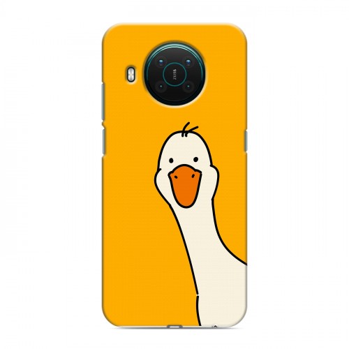 Дизайнерский силиконовый с усиленными углами чехол для Nokia X10 Утка