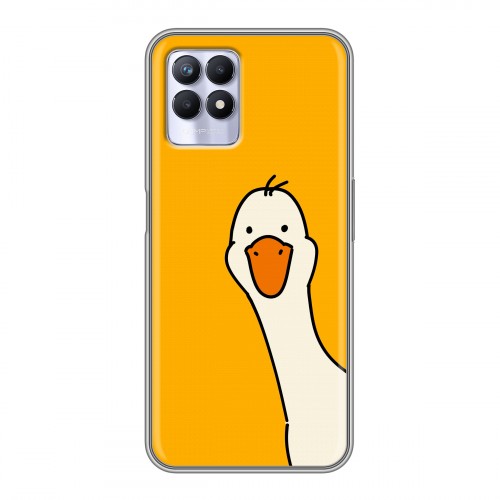 Дизайнерский силиконовый чехол для Realme 8i Утка