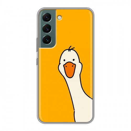 Дизайнерский силиконовый чехол для Samsung Galaxy S22 Утка