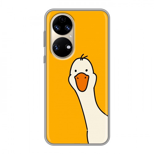 Дизайнерский силиконовый чехол для Huawei P50 Pro Утка