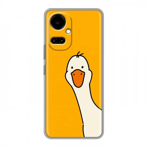 Дизайнерский силиконовый чехол для Tecno Camon 19 Утка