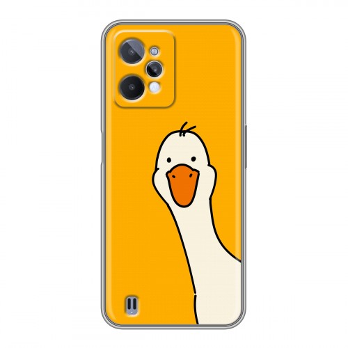 Дизайнерский силиконовый чехол для Realme C31 Утка