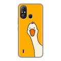 Дизайнерский силиконовый чехол для Itel A49 Утка