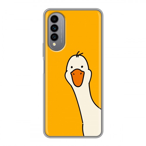 Дизайнерский силиконовый чехол для Wiko T50 Утка