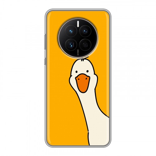 Дизайнерский силиконовый с усиленными углами чехол для Huawei Mate 50 Утка