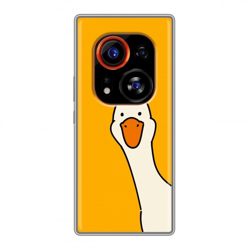 Дизайнерский силиконовый чехол для Tecno Phantom X2 Pro Утка