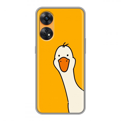 Дизайнерский силиконовый чехол для OPPO Reno8 T Утка