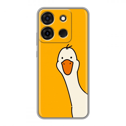 Дизайнерский силиконовый чехол для Infinix Smart 7 Утка