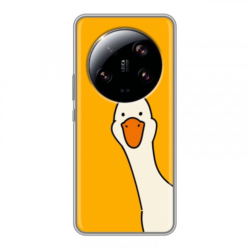 Дизайнерский силиконовый чехол для Xiaomi 13 Ultra Утка