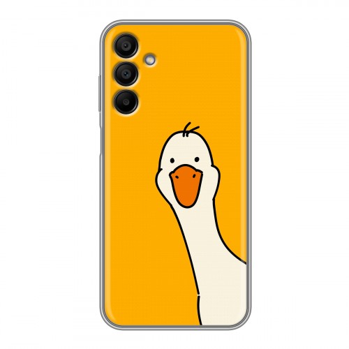 Дизайнерский силиконовый чехол для Samsung Galaxy A15 Утка