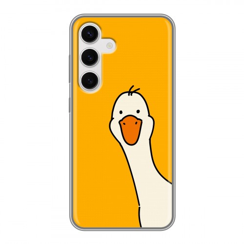 Дизайнерский силиконовый чехол для Samsung Galaxy S24 Утка