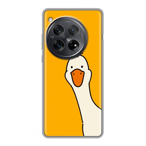 Дизайнерский силиконовый чехол для OnePlus 12 Утка
