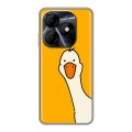 Дизайнерский силиконовый чехол для Itel P55 4G Утка