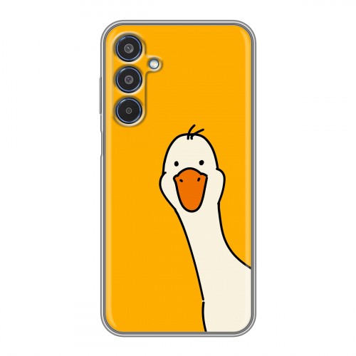 Дизайнерский силиконовый чехол для Samsung Galaxy M35 Утка