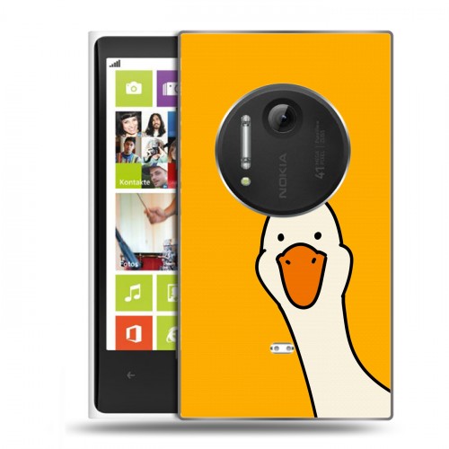 Дизайнерский силиконовый чехол для Nokia Lumia 1020 Утка