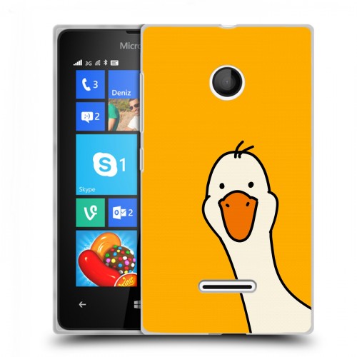 Дизайнерский пластиковый чехол для Microsoft Lumia 435 Утка