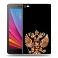 Дизайнерский силиконовый чехол для Huawei MediaPad T2 7.0 Pro Герб России золотой