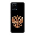 Дизайнерский силиконовый чехол для Vivo Y15s Герб России золотой