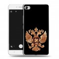 Дизайнерский пластиковый чехол для Lenovo S90 Герб России золотой