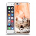 Дизайнерский силиконовый чехол для Iphone 6 Plus/6s Plus Котята