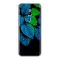 Дизайнерский силиконовый чехол для Nokia 230 Листья и роса