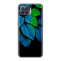 Дизайнерский силиконовый чехол для OPPO Reno4 Lite Листья и роса