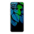 Дизайнерский силиконовый чехол для Xiaomi Redmi 10C Листья и роса
