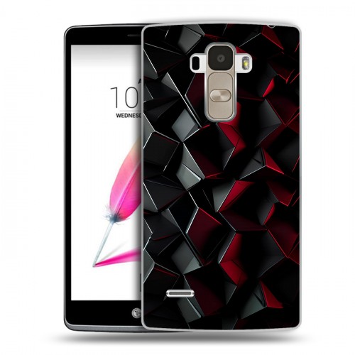 Дизайнерский пластиковый чехол для LG G4 Stylus Абстракция