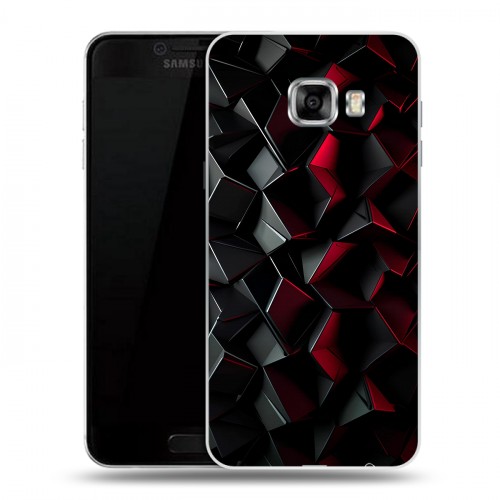 Дизайнерский пластиковый чехол для Samsung Galaxy C5 Абстракция