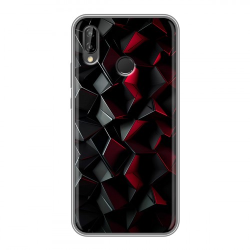 Дизайнерский силиконовый чехол для Huawei P20 Lite Абстракция