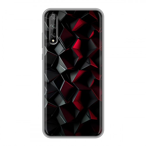 Дизайнерский силиконовый чехол для Huawei Y8p Абстракция