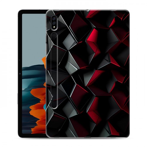 Дизайнерский силиконовый чехол для Samsung Galaxy Tab S7 Абстракция