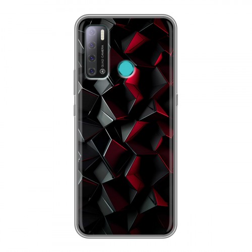 Дизайнерский силиконовый с усиленными углами чехол для Tecno Pouvoir 4 Абстракция