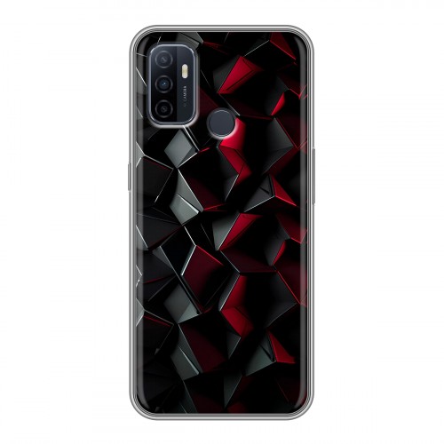 Дизайнерский силиконовый с усиленными углами чехол для OPPO A53 Абстракция