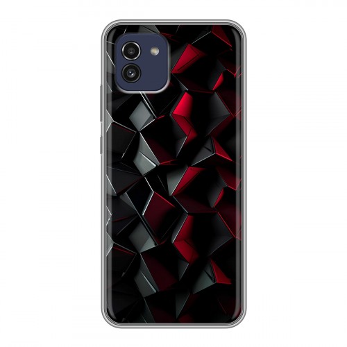 Дизайнерский силиконовый чехол для Samsung Galaxy A03 Абстракция
