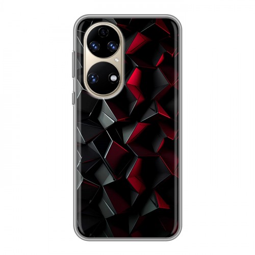 Дизайнерский силиконовый чехол для Huawei P50 Pro Абстракция