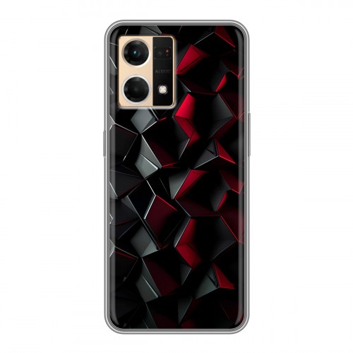 Дизайнерский силиконовый чехол для OPPO Reno7 Абстракция