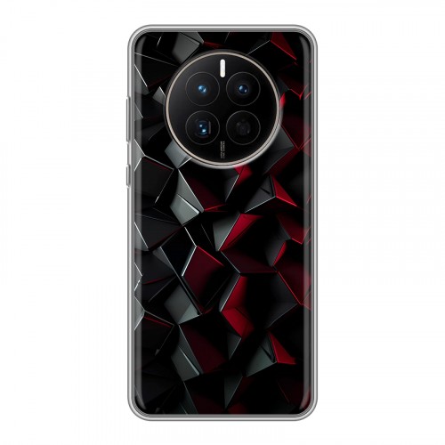 Дизайнерский силиконовый с усиленными углами чехол для Huawei Mate 50 Абстракция