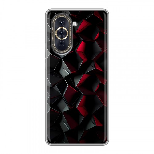 Дизайнерский силиконовый с усиленными углами чехол для Huawei Nova 10 Абстракция