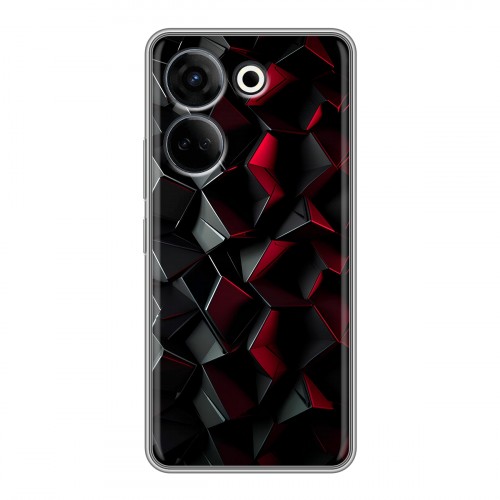 Дизайнерский силиконовый чехол для Tecno Camon 20 Абстракция