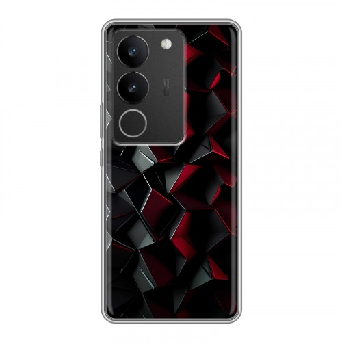 Дизайнерский силиконовый с усиленными углами чехол для Vivo V29 Абстракция
