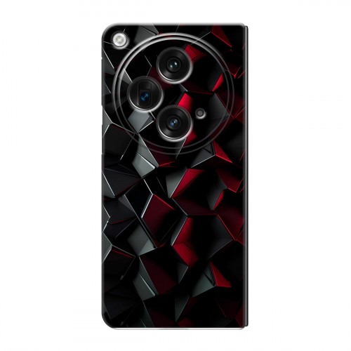 Дизайнерский пластиковый чехол для OPPO Find N3 Абстракция