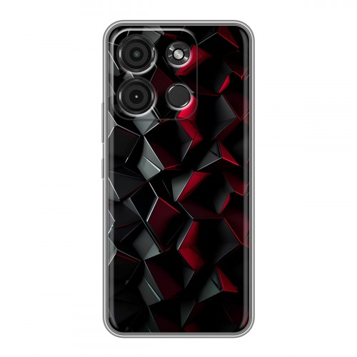 Дизайнерский силиконовый чехол для Itel A60s Абстракция