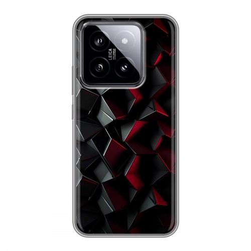Дизайнерский силиконовый чехол для Xiaomi 14 Абстракция