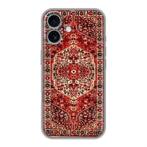 Дизайнерский силиконовый чехол для Iphone 16 Plus Ковер