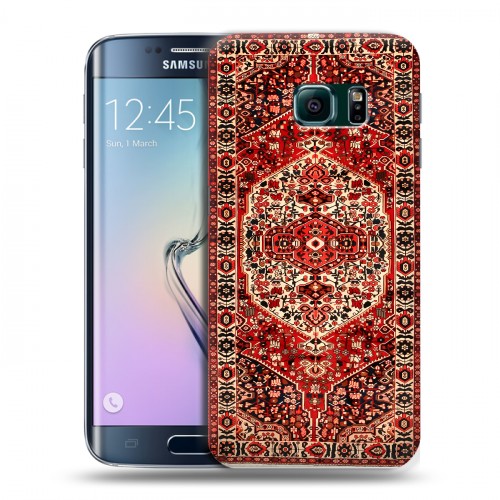 Дизайнерский силиконовый чехол для Samsung Galaxy S6 Edge Ковер