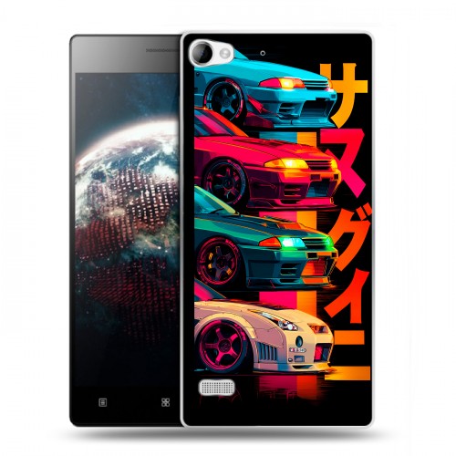Дизайнерский пластиковый чехол для Lenovo Vibe X2 Гоночные машины